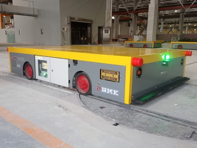 RGV Cart Trosglwyddo Rheilffordd Awtomatig ar gyfer Gweithgynhyrchu Peiriannau