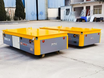 Cart trosglwyddo di -drac 5 tunnell omnidirectional gyda chodi hydrolig
