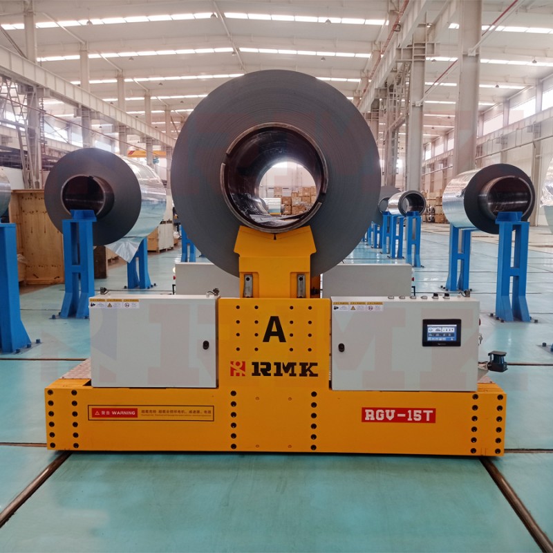 15 Toniau Batri Trydanol Steel Coil Trail Cars Trydanol