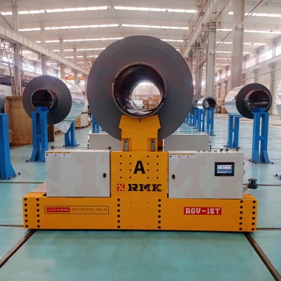 15 Toniau Batri Trydanol Steel Coil Trail Cars Trydanol