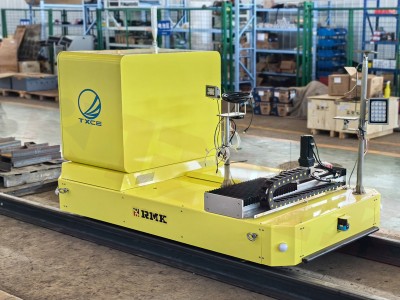 Railway Shunting Hook Tynnu Robot-Automated Rail Trosglwyddo Cart Trosglwyddo